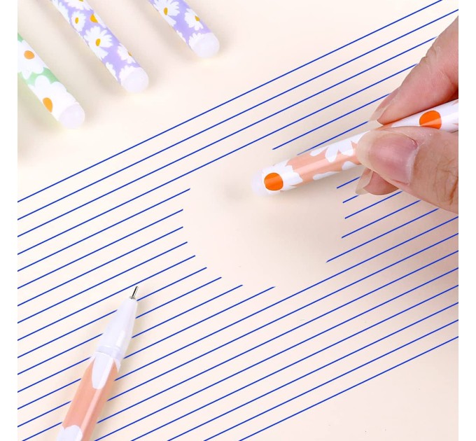 Ручка гелевая синяя, Пиши-Стирай, «DAISY» WB-5619