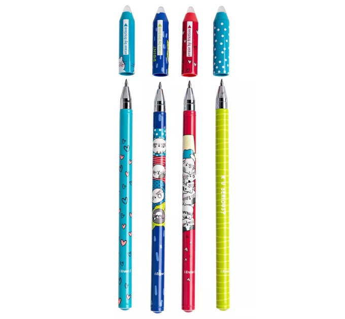 Ручка гелевая синяя, Пиши-Стирай, «SO MANY CATS» AKPB1479