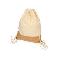 Рюкзак-мешок Corky хлопковый со вставкой из пробки