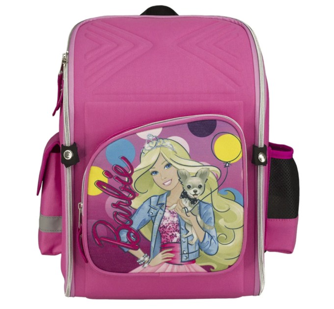 Ранец «Barbie», розовый, в наборе: мешок для обуви, пенал и кукла «Barbie» в подарок BRCB-ET3-118-SET31_p
