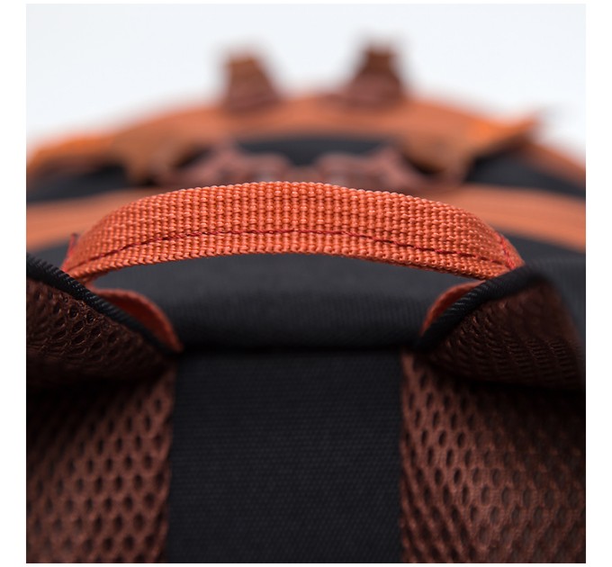 Рюкзак ученический Grizzly, 2 отделения, 2 кармана, анатомическая спинка, черный RD-041-3/5