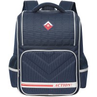 Ранец ученический ACTION темно-синий, ортопедическая спинка Ранец ученический ACTION темно-синий, ортопедическая спинка