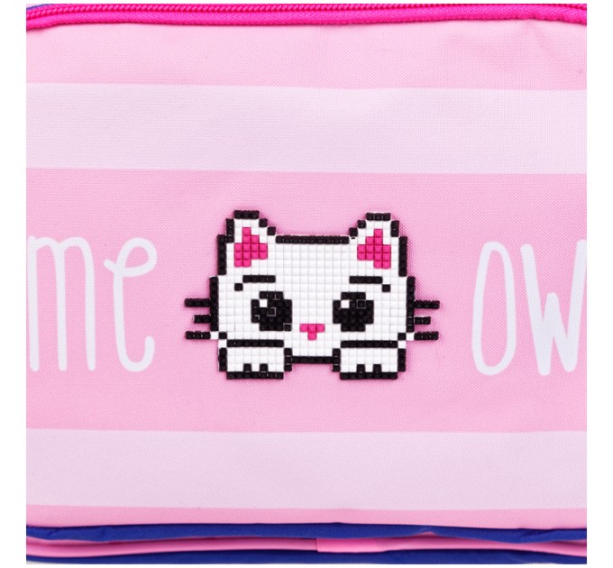 Ранец школьный Happy School «Kitty», 1 отделение, 4 кармана, ортопедическая спинка Uni_17681