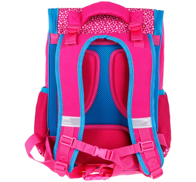 Ранец школьный Happy School «Panda», 1 отделение, 4 кармана, ортопедическая спинка Uni_17682