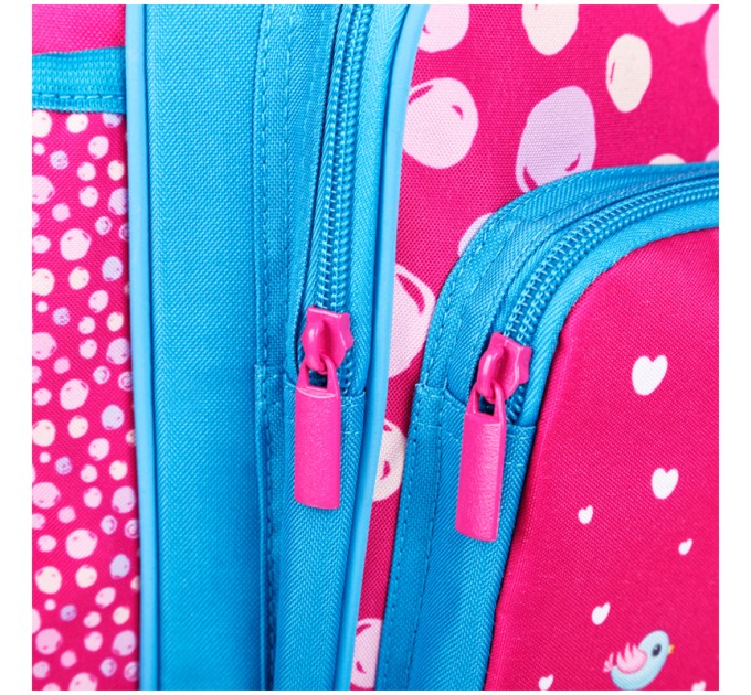 Ранец школьный Happy School «Panda», 1 отделение, 4 кармана, ортопедическая спинка Uni_17682