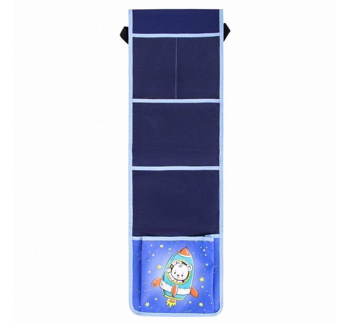 Кармашки-органайзер в шкафчик для детского сада, 5 карманов, 21х68 см, «Bear&raquo 270412