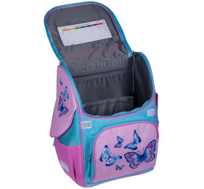 Ранец школьный Junior «Spring», 1 отделение, 3 кармана, ортопедическая спинка Uni_17664