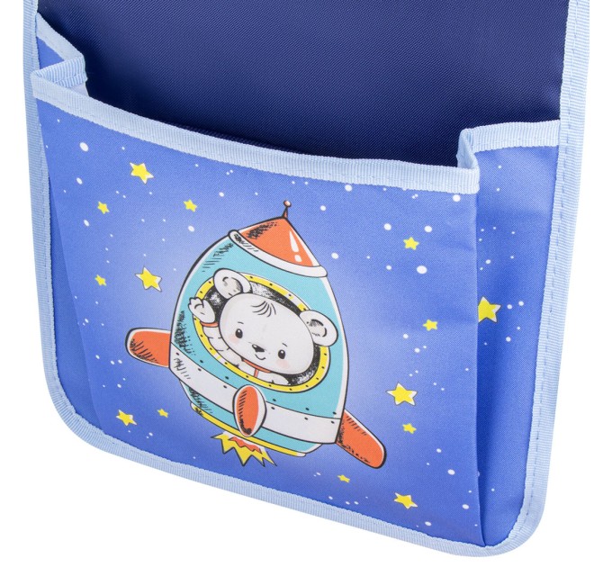 Кармашки-органайзер в шкафчик для детского сада, 5 карманов, 21х68 см, «Bear&raquo 270412