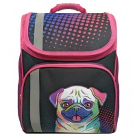 Ранец ученический ACTION «Мопс», ортопедическая рельефная, формоустойчивая спинка ASB4000/G/8 Ранец ученический ACTION «Мопс», ортопедическая рельефная, формоустойчивая спинка ASB4000/G/8