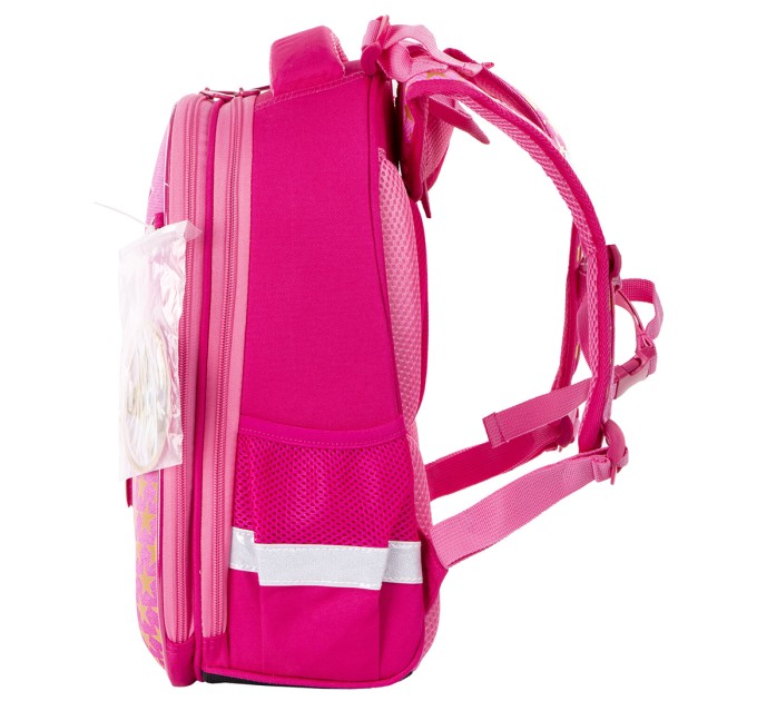 Ранец ученический «Happy kitten», 2 отделения, 2 кармана, анатом. спинка 229896