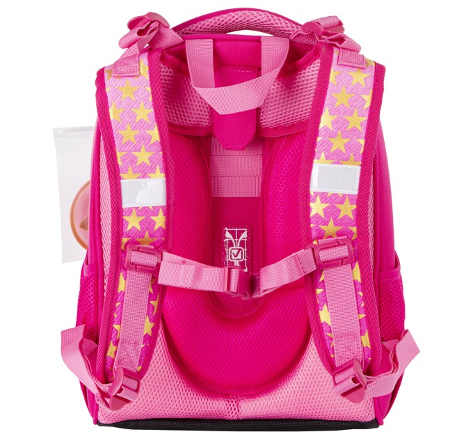 Ранец ученический «Happy kitten», 2 отделения, 2 кармана, анатом. спинка 229896