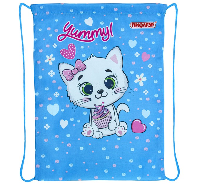 Мешок для обуви, 1 отделение, 40х32 см, «Yummy cupcake» 271603