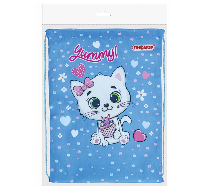 Мешок для обуви, 1 отделение, 40х32 см, «Yummy cupcake» 271603