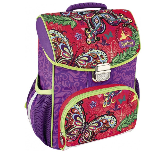 Ранец школьный каркасный CFS Spring 14,5", ортопедическая спинка 85803