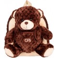 Рюкзак дошкольный, коричнево-бежевый Медвежонок, 10" 86070