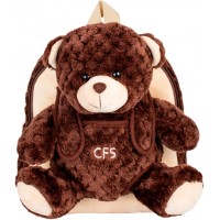 Рюкзак дошкольный, коричнево-бежевый Медвежонок, 10" 86070