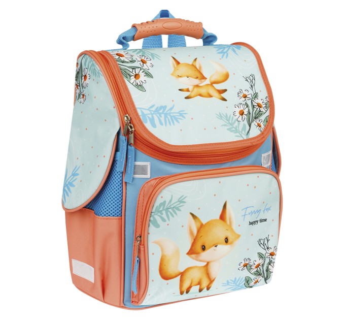 Ранец школьный Junior «Foxy», 1 отделение, 3 кармана, анатомическая спинка Uni_17768