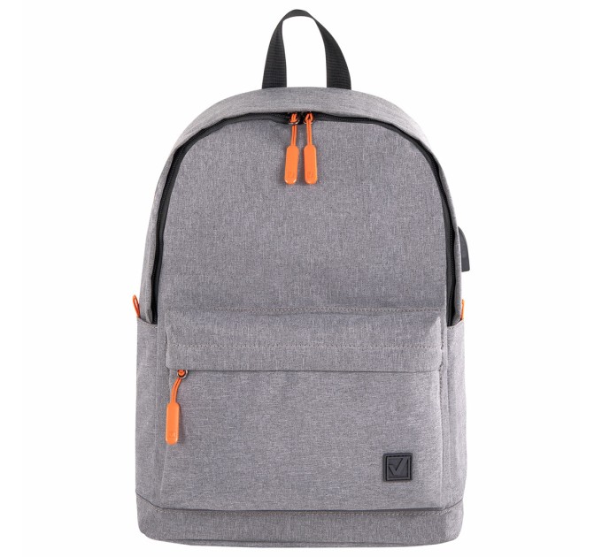 Рюкзак URBAN универсальный, USB-порт, «Energy», серый, 1 отделение 270806