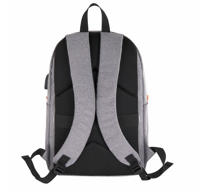 Рюкзак URBAN универсальный, USB-порт, «Energy», серый, 1 отделение 270806