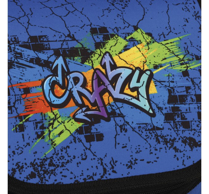 Ранец школьный Junior «Graffiti», 1 отделение, 3 кармана, анатомическая спинка Uni_17770