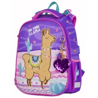 Ранец школьный Expert «Lama», 2 отделения, 2 кармана, ортопедическая спинка RU05123