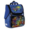 Ранец школьный Junior «Graffiti», 1 отделение, 3 кармана, анатомическая спинка Uni_17770