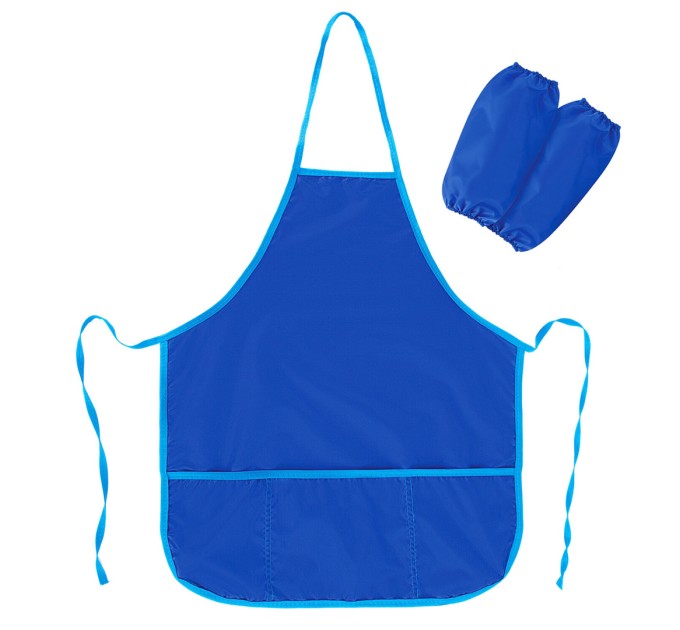 Фартук с нарукавниками, 440х550, синий 228361