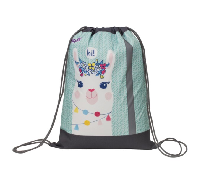 Мешок для обуви 1 отделение, светоотражающая полоса, 46х36 см, «Lama» 270188