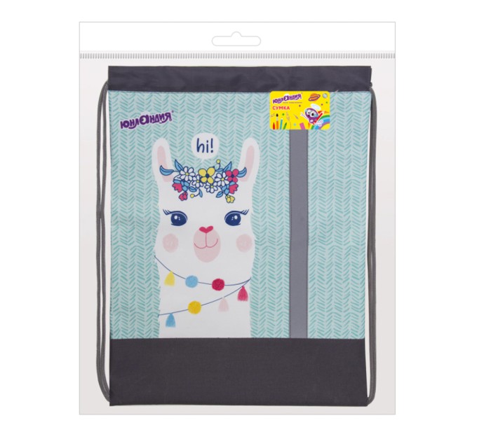 Мешок для обуви 1 отделение, светоотражающая полоса, 46х36 см, «Lama» 270188