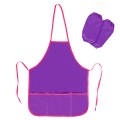 Фартук с нарукавниками, 440х550, фиолетовый 228358