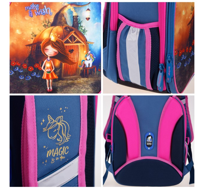 Ранец школьный Expert Plus «Magic», 3 отделения, 2 кармана, ортопедическая спинка RU05141