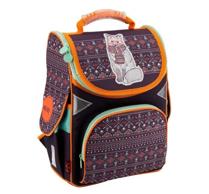 Ранец (рюкзак) детский GoPack, 1 отделение, ортопедическая спинка GO18-5001S-4