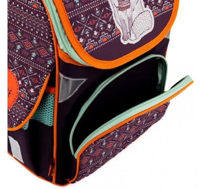 Ранец (рюкзак) детский GoPack, 1 отделение, ортопедическая спинка GO18-5001S-4