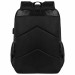 Рюкзак «Fusion», универсальный, черн. с бел. вставками, USB-порт, 1 отделение, 7 карманов 271657