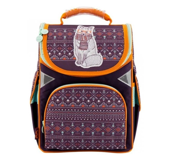 Ранец (рюкзак) детский GoPack, 1 отделение, ортопедическая спинка GO18-5001S-4