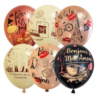 Шар воздушный «Стильная штучка!», ассорти М10/30см Шар воздушный «Стильная штучка!», ассорти М10/30см