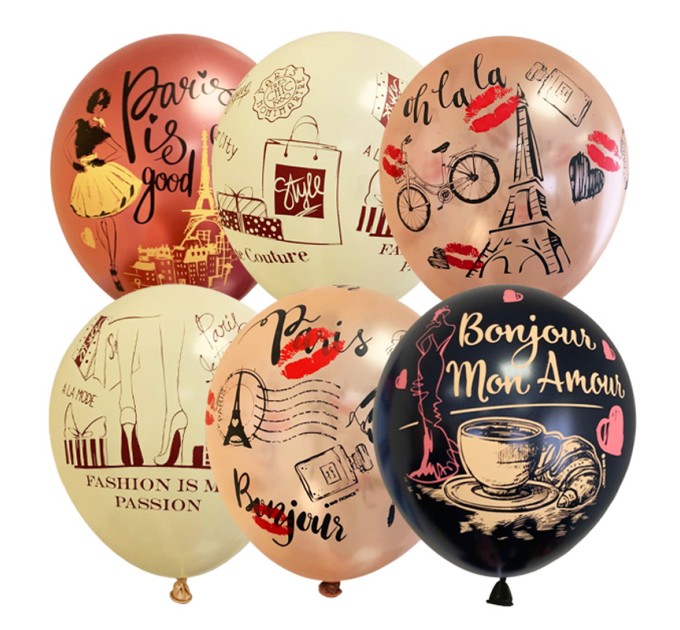 Шар воздушный «Стильная штучка!», ассорти М10/30см