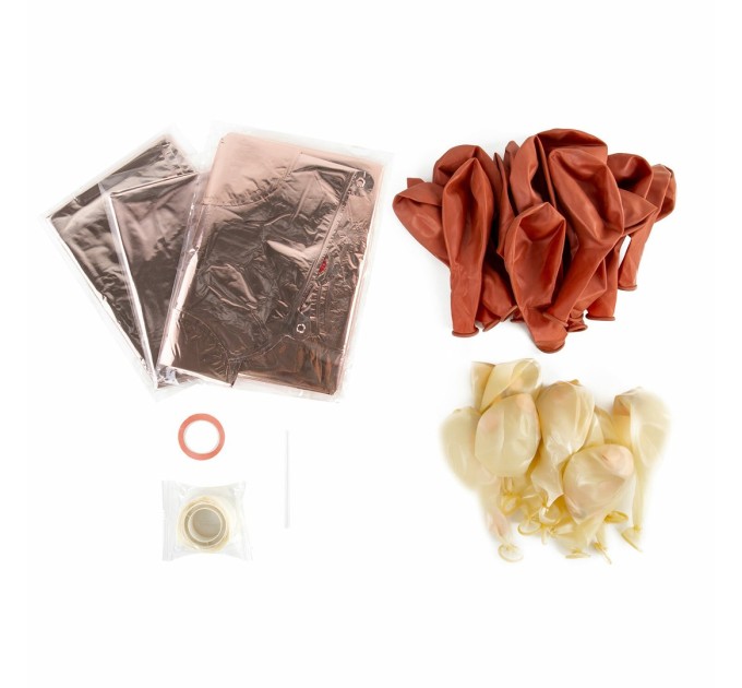 Шары воздушные НАБОР «Happy Birthday», 43 шара, розовое золото 591899