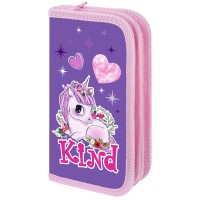 Пенал школьный, 2 отделения, «Happy Unicorn» 271533