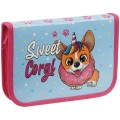 Пенал школьный, 1 отделение, «Sweet, corgi», ламинированный картон ПК1_42333