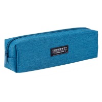 Пенал Deli, на молнии, синий 66683