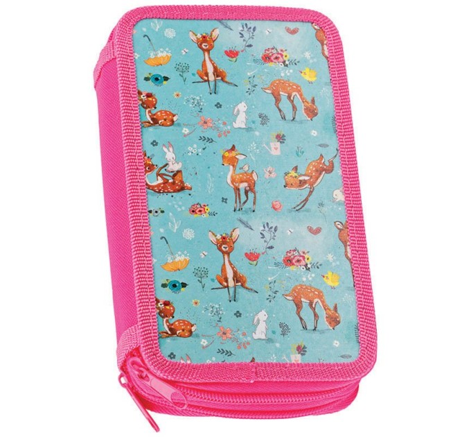 Пенал школьный, 2 отделения, «Cuties», ламинированный картон ПК2_29118