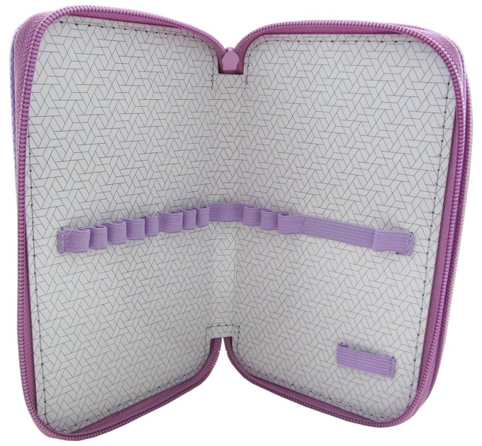 Пенал школьный, 2 отделения, «Unicorns», ламинированный картон ПК2_29119