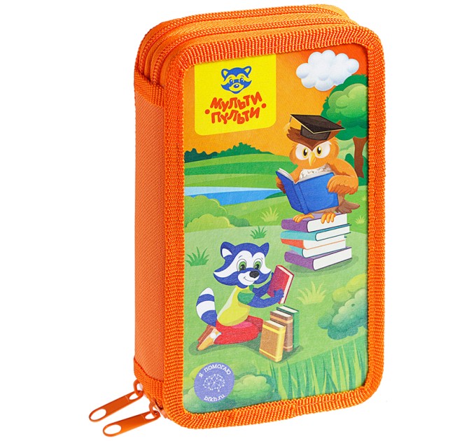 Пенал школьный, 2 отделения, «Приключения Енота» КТ_25496