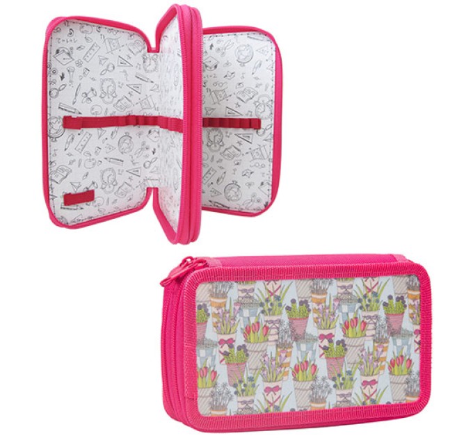 Пенал школьный 2 отделения, Nice 30п25-2_ПК11_25437