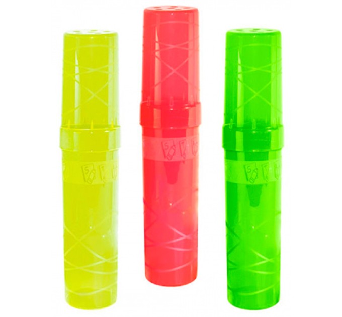 Пенал-тубус пластиковый, ассорти, «CREATIVE» 35пн