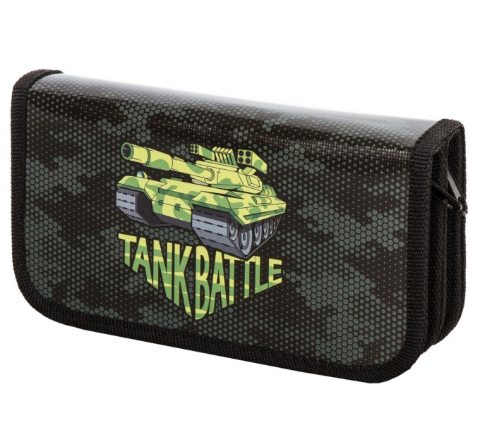 Пенал школьный, 2 отделения, TANK 270170