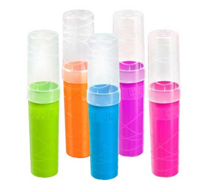 Пенал-тубус пластиковый, розовый, INTENSIVE 38пн