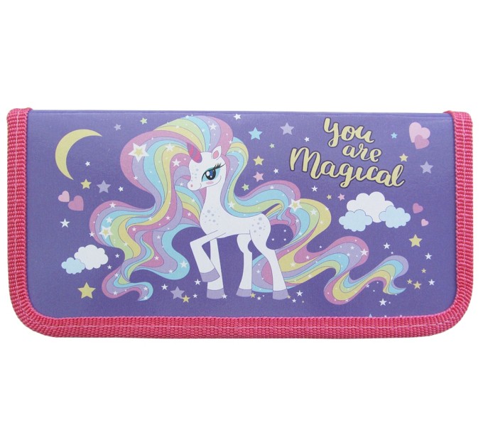 Пенал школьный, «Радужный единорог» П1с-25-226