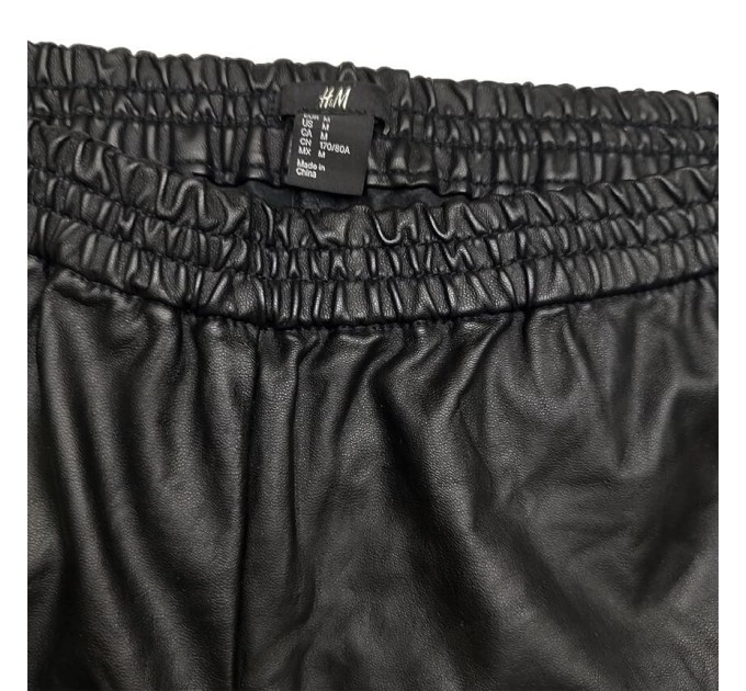 Шорты женские кожаные H&M